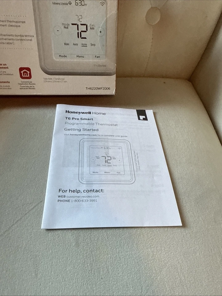 Honeywell TH6220WF2006 T6 Pro Smart WiFi Termostato programável - Imagem 4 de 4