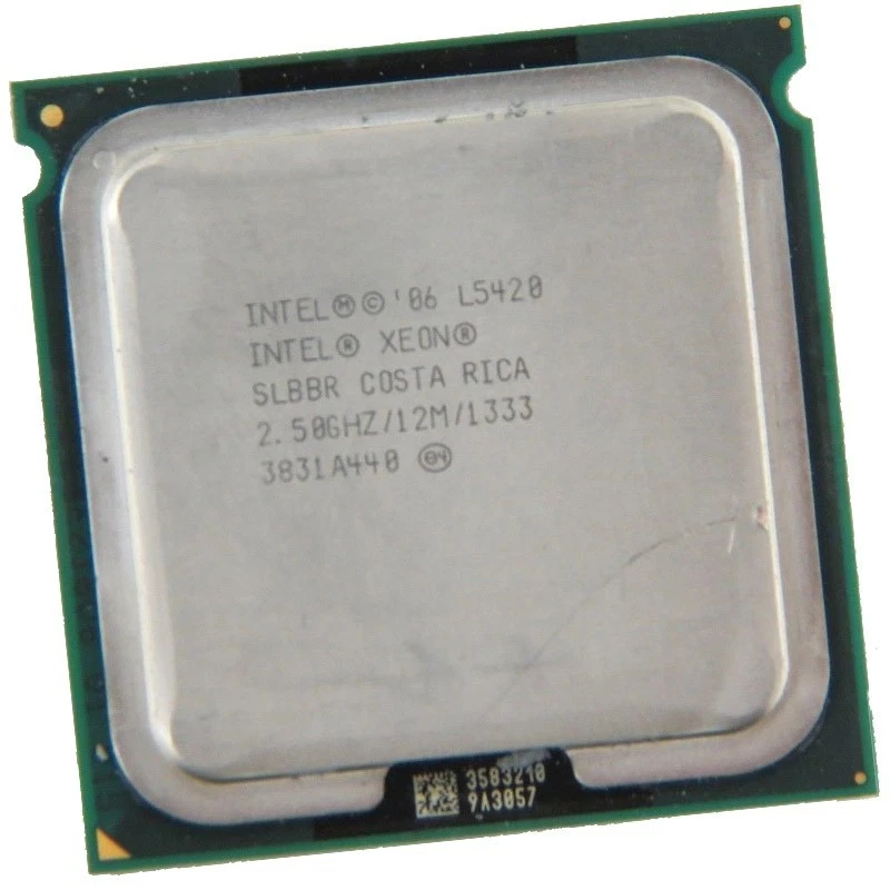 Procesador CPU INTEL Xeon Quad Core L5420 2.5Ghz FSB 1333Mhz 12Mo LGA771 Slbbr - Imagen 1 de 1