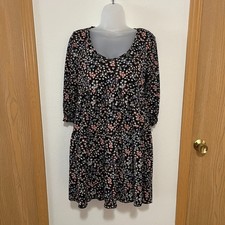 Ultra Flirt Floral Boho Dress (L)