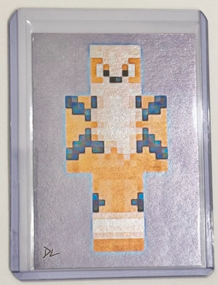 Arcanine Limited Platinum Plated Artist Signed Minecraft Trading Card 1/1  | eBay