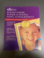 Royal Brites High Gloss Photo Paper 8.5x11 – 150 Sheets Open Box 