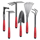 6-Piece Garden Tool Set, Heavy Duty Gardening Hand Tools with Trowel, Rakes, ...