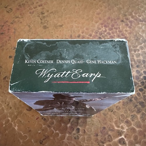 Wyatt Earp VHS 2 Tape Set 1994 Kevin Costner Dennis Quaid Gene Hackman Pre Owned - Picture 5 of 6