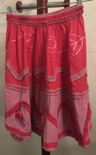 Oilily skirt sz girls size 11-12 152 flower pink cotton