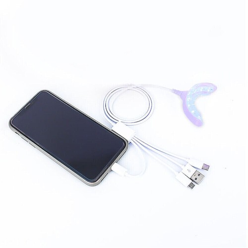 Teeth Whitening Kit 16 Blue LED Light Mouth Tray Tooth Whitening Enhancer - Picture 3 of 11