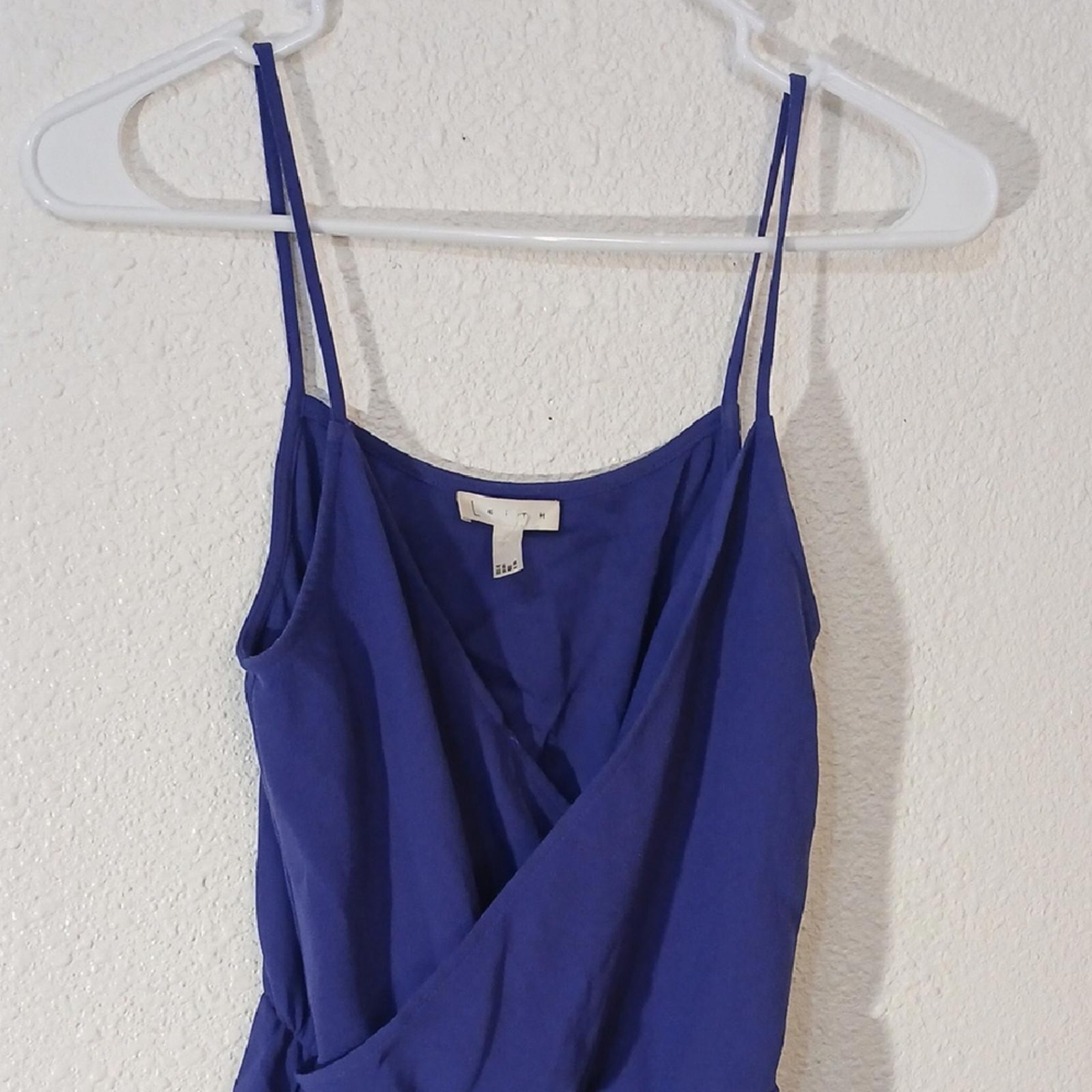 "Make Offer" Leith Blue Spaghetti Strap Mini Sund… - image 2