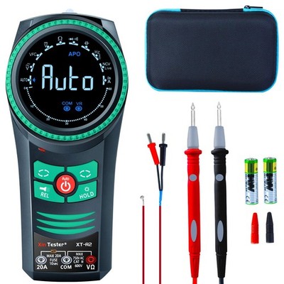 Digital AC DC Professional Multimeter Tester, TRMS 6000 Counts Rotary Dial El...