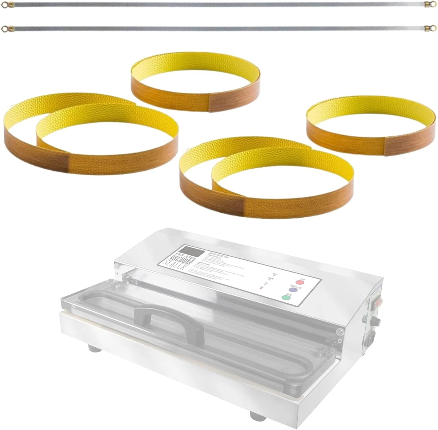 2 Repair Kits Compatible with Weston Pro-2100, Pro-2300 & Pro-3500, 4 Teflon 2 E