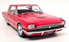 KK 1/18 Ford Thunderbird Hardtop Coupe 1966 Red Diecast Model Car