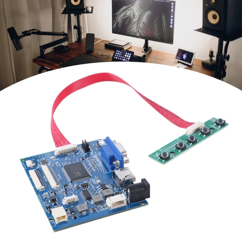 Touch Panel Board 40pin LVDS 50Pin TTL LCD Screen Panel Driver Controller Board - Bild 2 von 4