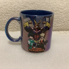 My Hero Academia Coffee Mug Cup 20 oz  Holographic Blue by Funimation Just Funky
