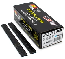 A2Z 600 Pcs BLACK Adhesive Stick On Wheel Weight, 3 oz  50 Strips .25 oz