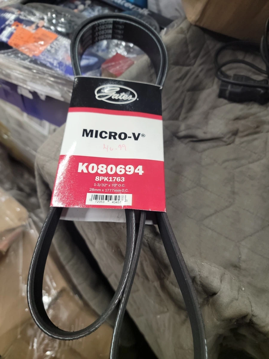 Gates K080694 Premium Automotive V-Ribbed Belt | eBay