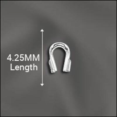 Sterling Silber Drahtschutz. Passend für 0,010'' (0,25mm) bis 0,019'' (0,48mm) 50er Pack