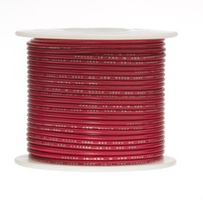 16 AWG Gauge Stranded Hook Up Wire Red 100 ft 0.0508" UL1015 600 Volts