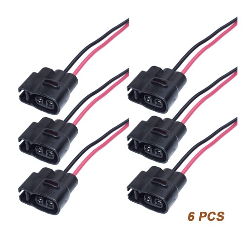 6PCS Ignition Coil Connector Harness Wire Pigtail For Chrysler Dodge Plymouth V6 - 第 1/7 張圖片