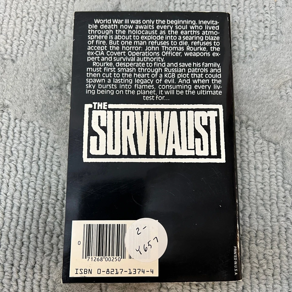 The End Is Coming Science Fiction Paperback Book by Jerry Ahern Zebra Books 1983 - Image 2 of 4