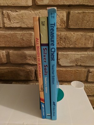 Lot Of 3 A Beka Books 2nd Grade Teachers Edition Silver Sails Treasure Chest
