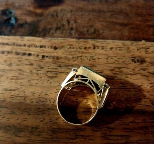 CHEVALIÈRE OR 18 CARATS POINÇON TÊTE D’AIGLE CHEVALIÈRE OR HOMME 18K - Photo 8/10