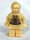 Lego Star Wars C-3PO Droid Minifigure Light Pearl Gold 7190 4475 7106 4504