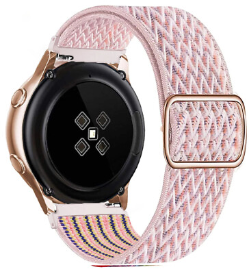 20mm Elastic Watch Band Soft Strap for Amazfit/Samsung Galaxy Watch 7/FE/6/5/4