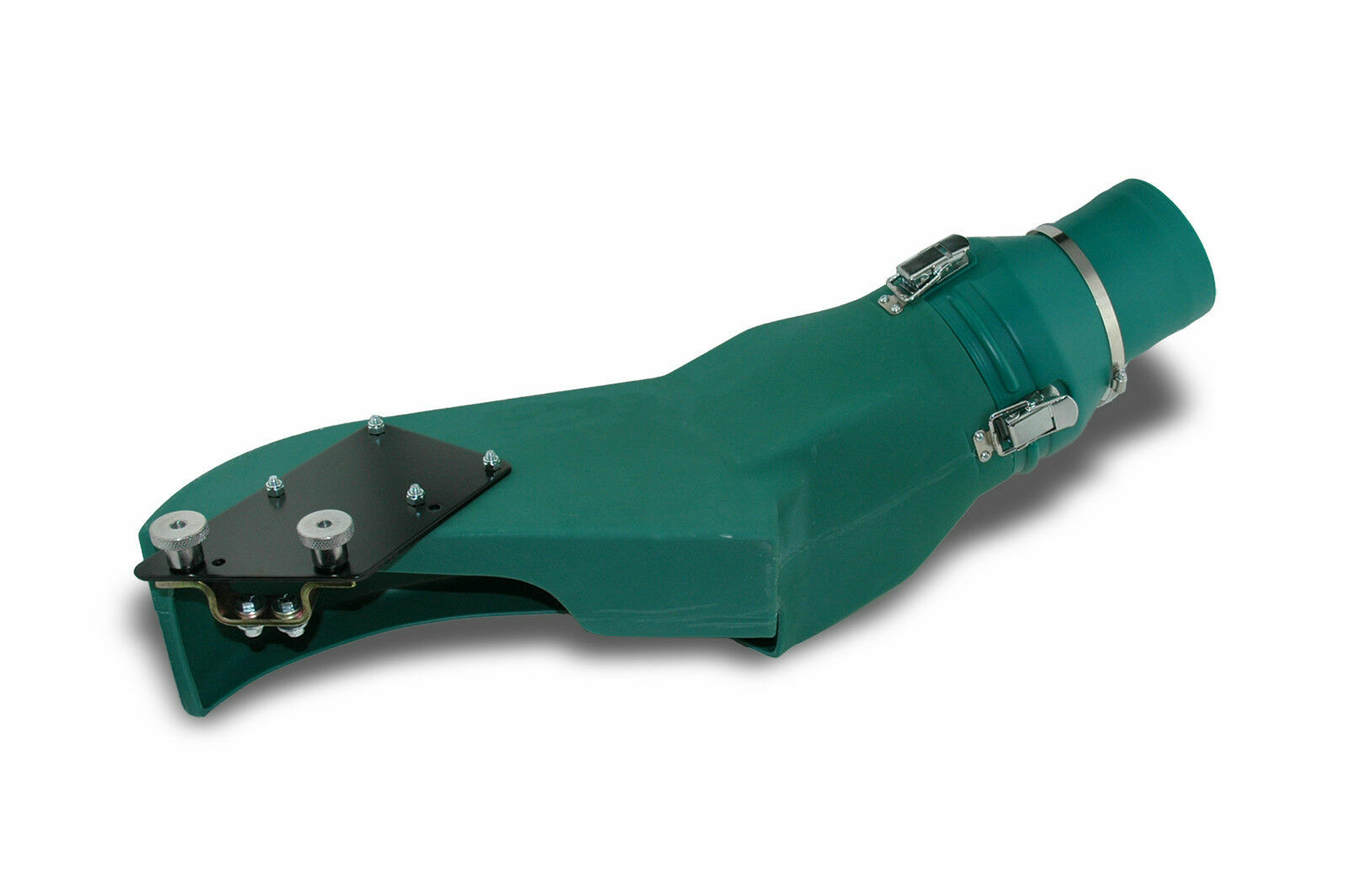 Custom Leaf Vac Deck Adapter for 6" Hose to John Deere 48” D140 & E170