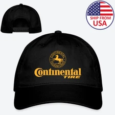 Continental Tire Organic Baseball Cap Adult Adjustable Size
