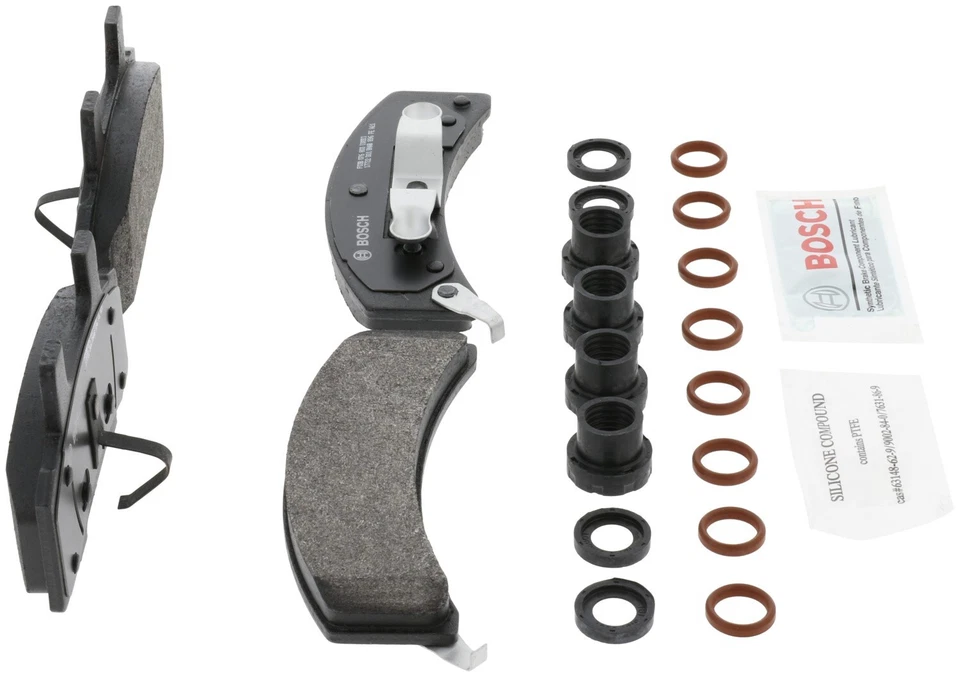 Pastillas de freno delanteras Bosch QuietCast semimetálicas para Chevrolet K1500 1988-1992 Foto 3 de 4