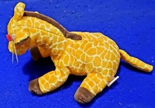 RARE Near Mint Ty TWIGS The Giraffe Beanie Baby 1995 Tag Errors PVC