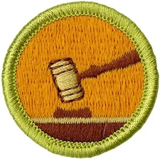 BSA PUBLIC SPEAKING MERIT BADGE CURRENT MINT NWT TYPE L SINCE 1910 BACK