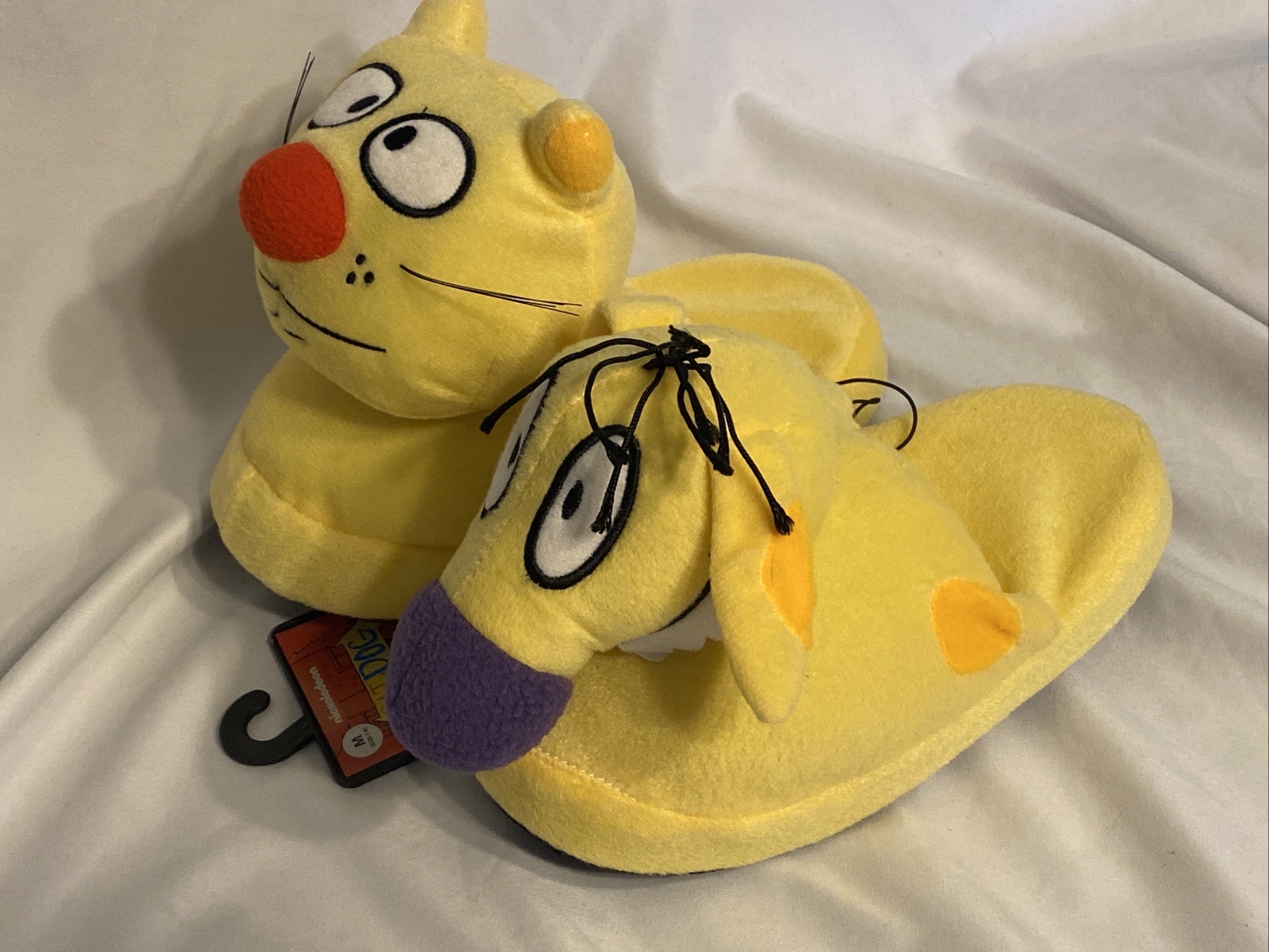 PANTOFOLA D’ORO Pantofole peluche medie per cani gatti Nickelodeon Rewind taglia 7 8 adulto