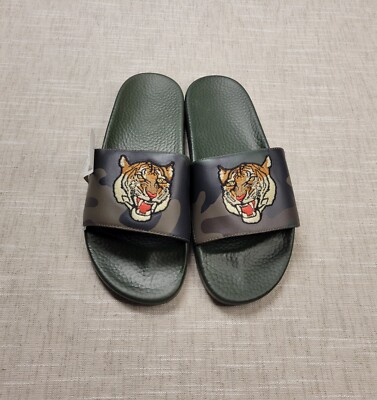 Polo by Ralph Lauren Men\'s Green Camouflage Slip-Ons Polo Ralph Lauren Thompson Tiger Green Camouflage Slip on  main image 3
