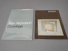 Lot 2 books - Ben Nicholson / PB VG british UK abstract cubism exhibit catalogs