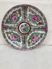 Teller, Platte, Schale China Porzellan handgemalt Family Rose ca. 19 cm