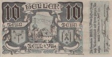 10 HELLER 1920 City of ZELL AN DER YBBS Lower AUSTRIA Notgeld #PE107.U