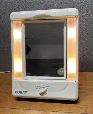 Con Air Lighted Makeup Mirror With Magnification Model Tmxlx Corded 4 Settings Con Air Lighted Makeup Mirror With, Conair Makeup Mirror With Light Settings