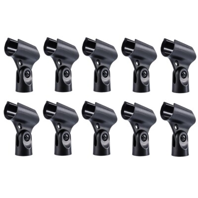 10 Pack A25D Microphone Clip Clamp for Shure SM58 SM57 Beta58A Vocal Microphone