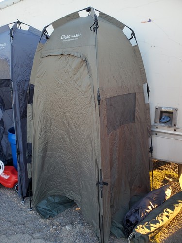 Cleanwaste Go Anywhere Privacy Shelter,Canopy,  T0ent, 6 ½ Ft. Tall D117PUP