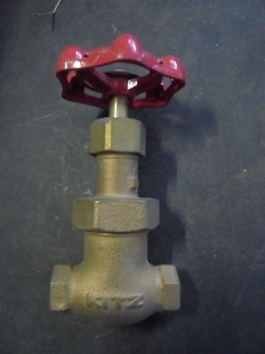 1/4'' NPT Kitz # 09  AK150  BRONZE GLOBE VALVE NEW THREADED END Class 150 300WOG