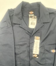 Dickies Men's 4XL Reg Twill Long Sleeve Coverall Dark Navy NWT BC