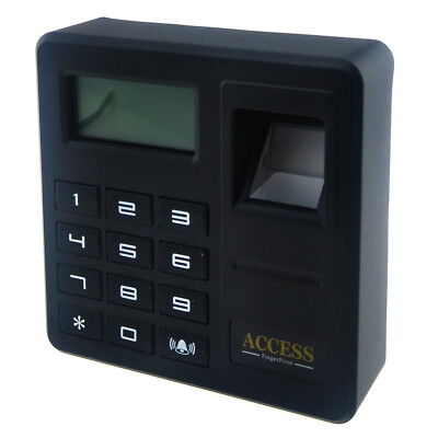 Fingerprint Access Control Sensor RFID 125KHz EM Card Reader Door Entry Keypad