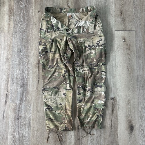 Army Pants Mens Medium/regular 31-34 camo woodland cargo trouser combat pants