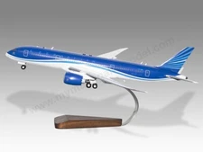 Boeing 787-9 Azerbaijan Desk Wood Airplane New Model Large Scale 1/144