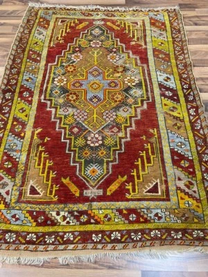  ✔ Türkei | 113 x 152 | Handgeknüpft | Orientteppich | Carpet | Rug  ⭕️ - Bild 1 von 4