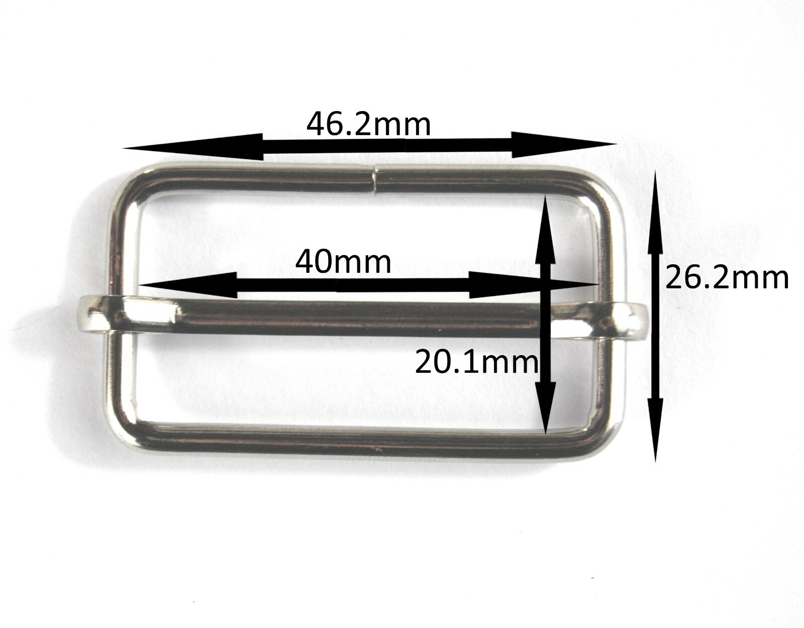 Metal Bag Strap Adjusters Sliding Metal Adjusters Bag/Purse
