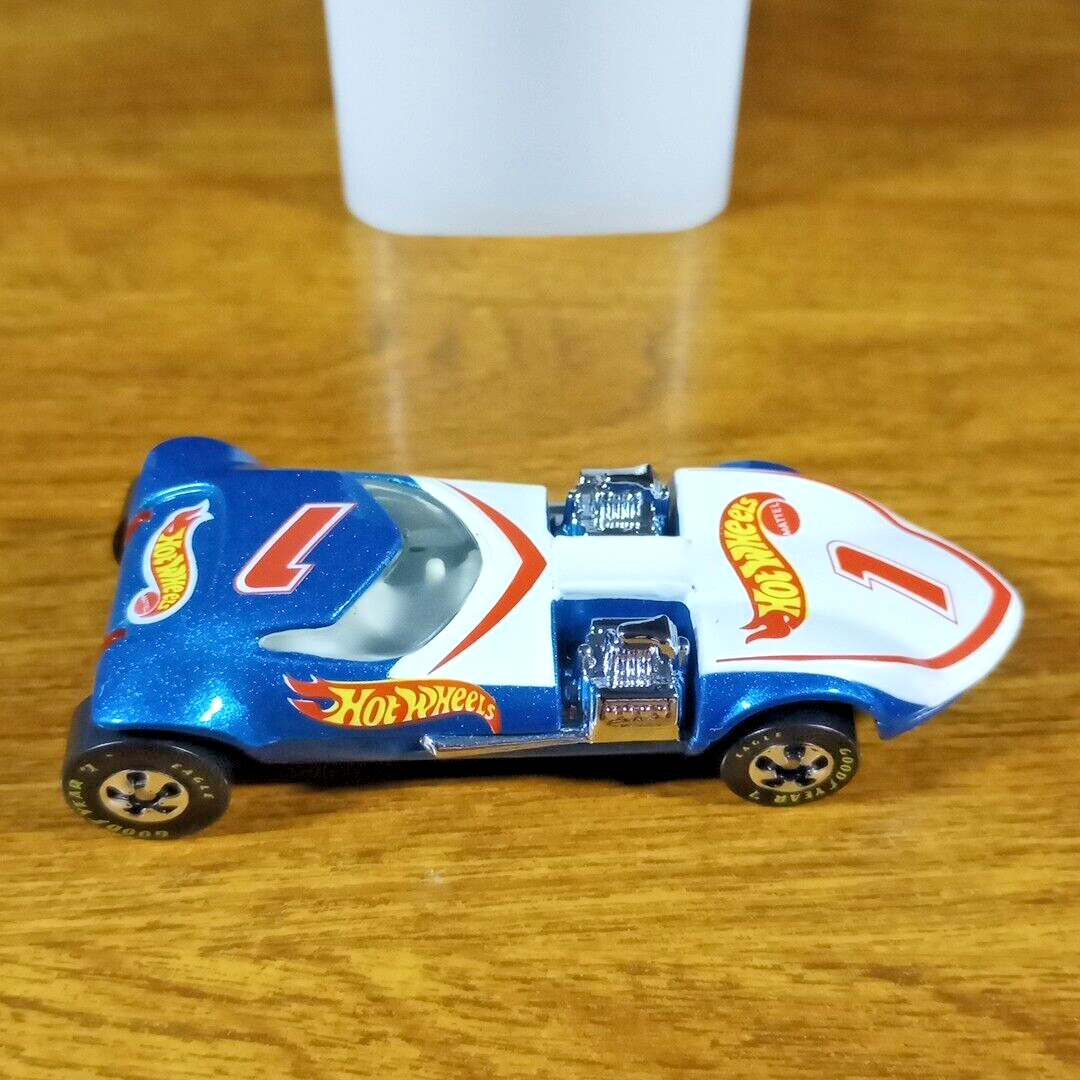 Hot Wheels Vintage Collection Race Team 4-Car Set Twin Mill Blue