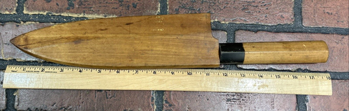 Japanese Hand-Forged Deba Bocho w/ wood Handle ans Sheath 228mm - Picture 4 of 24