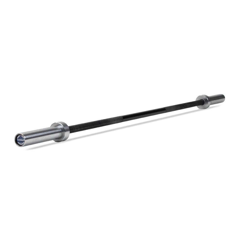 Titan Fitness TITAN Series Shorty Olympic Barbell, Made in the USA
