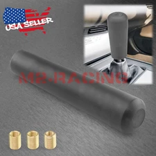Gray Shift Knob Stick Frosted Matte Crystal Bubble Long Throw Gear Shifter 20cm