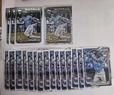 (19) 2024 TOPPS BOWMAN FOILBOARD SAMAD TAYLOR MINT RC LOT